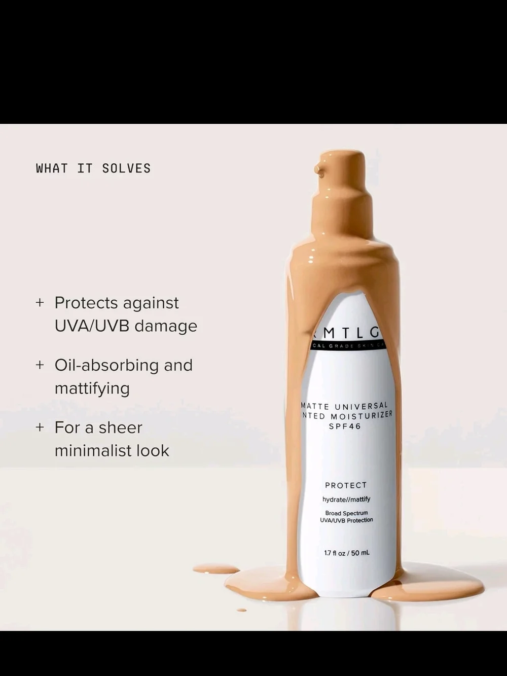 DRMTLGY Matte Universal Tinted Moisturizer SPF46 - NEW
